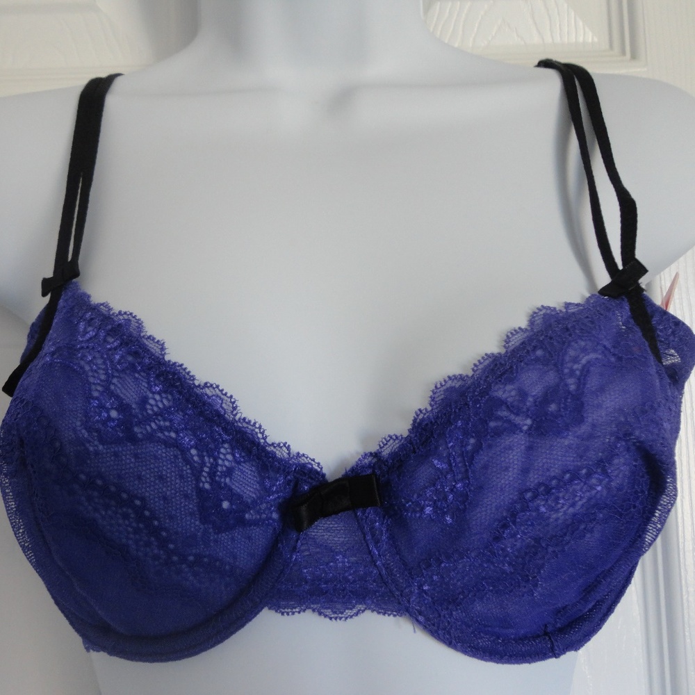 Affinitas Sasha Deep Violet Lace Bra
